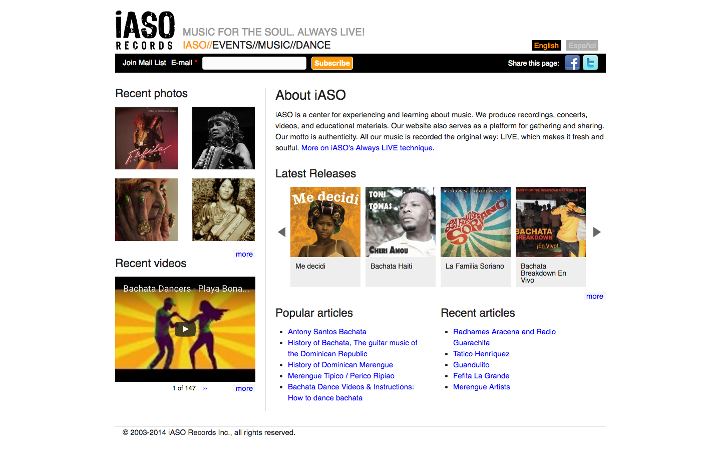 iASO website before.